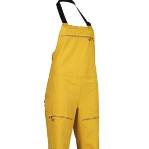 Strafe Womens Scarlett ski snowboard bibs - gold - size medium